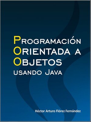 cover image of Programación orientada a objetos usamdo JAVA